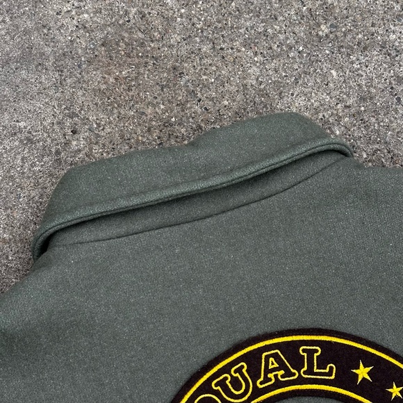 Vintage USA Military Air Force Men’s Flight Wool Bomber Jacket Size Medium - Picture 13 of 13